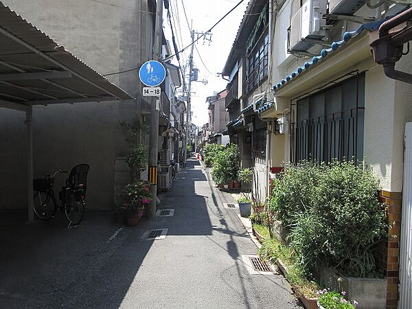 前面道路です。