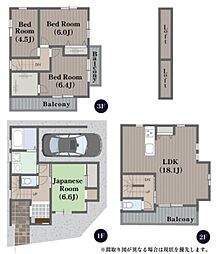 東成区深江南３丁目　中古一戸建 4LDKの間取り