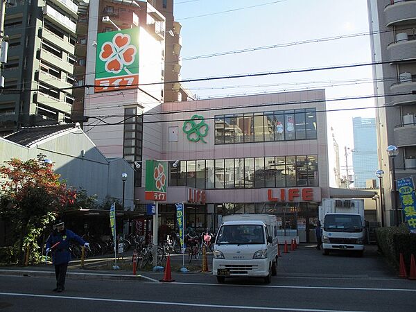 ライフ四天王寺店まで約５３０ｍ（徒歩７分）です。