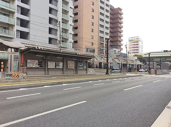 阪堺電気軌道上町線　阿倍野駅まで５２５ｍ（徒歩７分）です。