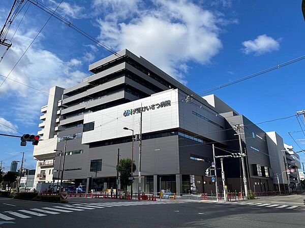大阪けいさつ病院まで約６００ｍ（徒歩８分）です。