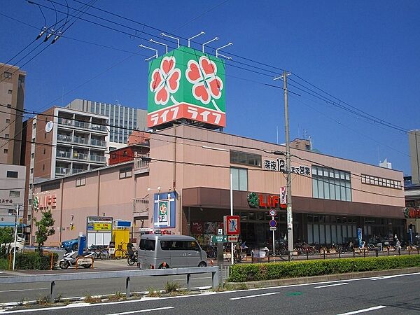 ライフ玉造店まで約５１０ｍ（徒歩７分）です。