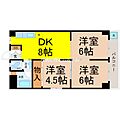 八事ドミール3階5.0万円
