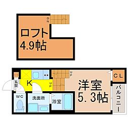 House　Of　Eight 1階1SKの間取り