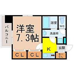間取図画像 1K