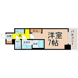 間取図画像 1K