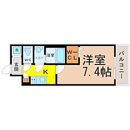 間取図画像 1K