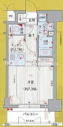 プレサンス久屋大通公園サウス 1Kの間取図画像