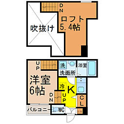 Wainani 1SKの間取図画像