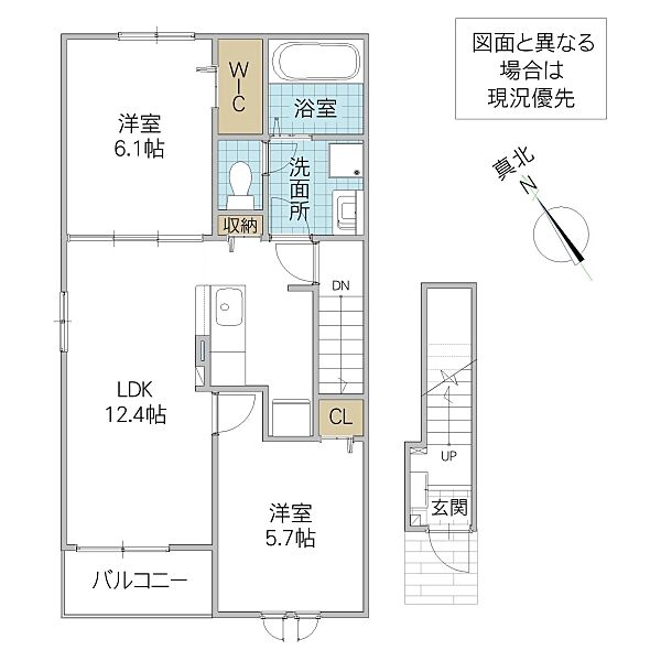 同じ建物の物件間取り写真 - ID:208009286372