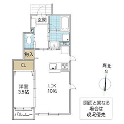 レーガベーネみどりの東 A 1階