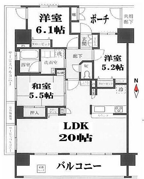間取り：308000177433