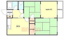 ケイアンドエスマンション白川台 2階