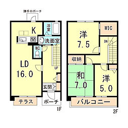 間取図画像 3LDK
