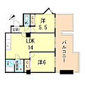 朝日プラザ丸山町4階6.3万円
