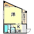 黒田マンション3階4.0万円