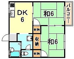 間取図画像 2DK