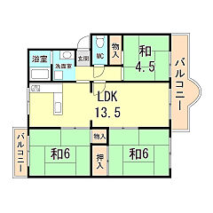 物件の間取り