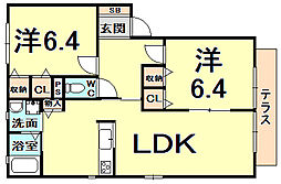ソレイル・レヴァントII番館 2階