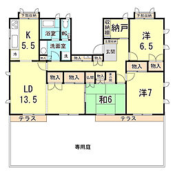 メゾン吉谷 101 1階3SLDKの間取り