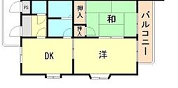 間取図画像 2DK