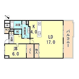朝日プラザＣＩＴＹウエストヒル神戸Ｂ棟 2階