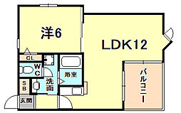 間取図画像 1LDK