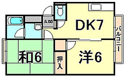 間取図画像 2DK