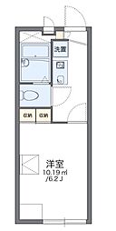 レオパレスインペリアルパレス1 1Kの間取図画像