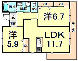 ピラ・ハーツ 1階