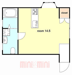 間取図画像 ワンルーム