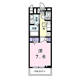 間取図画像 1K