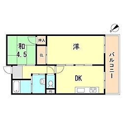 間取図画像 2DK