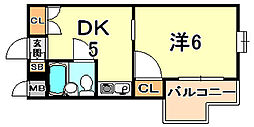 間取図画像 1DK