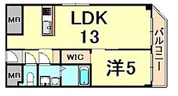 間取図画像 1LDK