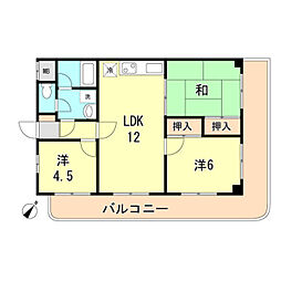 パレルミエール岡本 3LDKの間取図画像