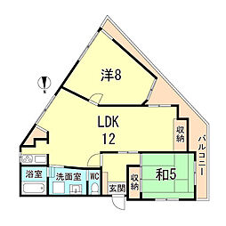 苦楽園タウンハイツ 2階