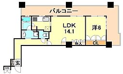間取図画像 1LDK
