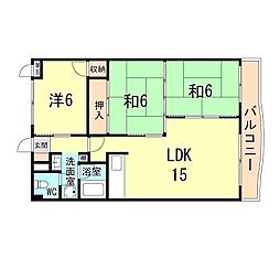 シーサイドヌーベル重 3階