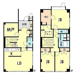 間取図画像 3SLDK