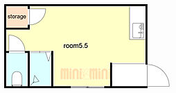 西舞子3丁目アパート 1階