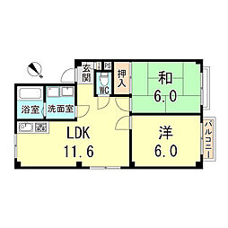 ハイツオーガスタ 2階