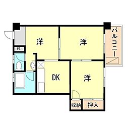間取図画像 3DK