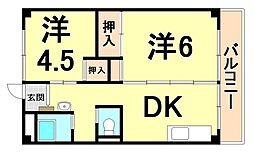 ビレッジハウス南清水タワー1号棟 8階