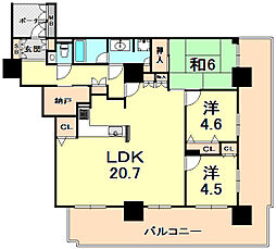 間取図画像 3LDK