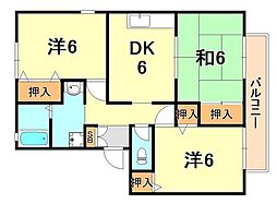 間取図画像 3DK