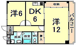 間取図画像 2DK