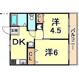 シティハイツ二宮 4階