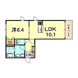 シャーメゾン須磨海浜公園 1階/101