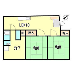 オータニ・サンクレバー 3LDKの間取図画像